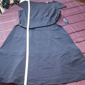 Chaps Navy Blue Women's Dress